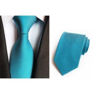 ECOSHOP-cravate-skinny-unisexe-pratique-pour-toutes-ceremonies-bleu